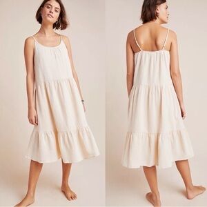 Anthropologie Dolan Karin Gauze Midi Beach Dress